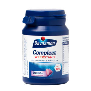 Compleet Weerstand Kauwvitamines bosvruchten - 60 tabletten