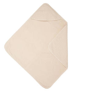 Antwerp omslagdoek wafelstof/stretch badstof 100x105 cm sand