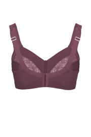 thumbnail: Swegmark niet-voorgevormde bh zonder beugel Meadow aubergine