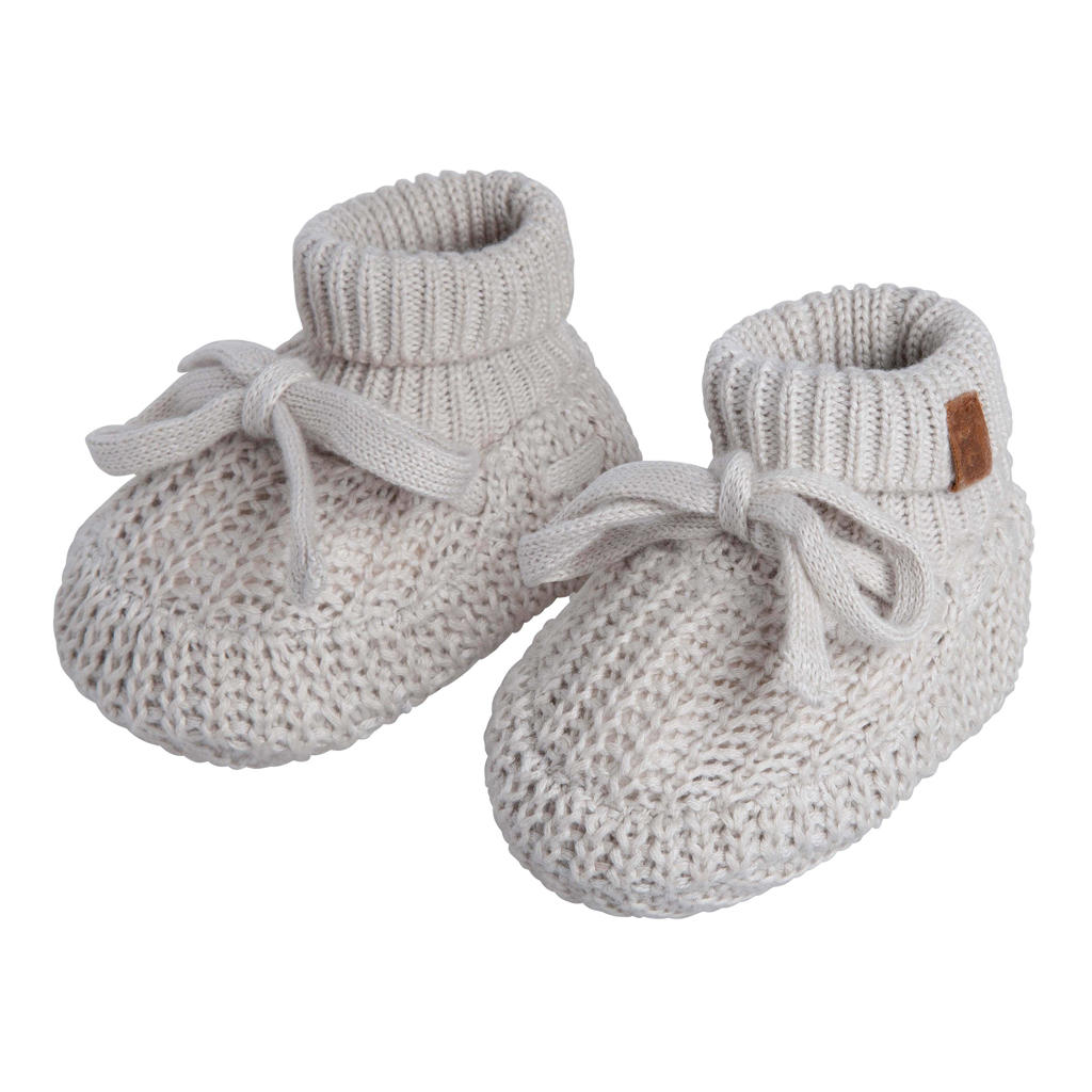 Baby's Only gebreide slofjes warm linen
