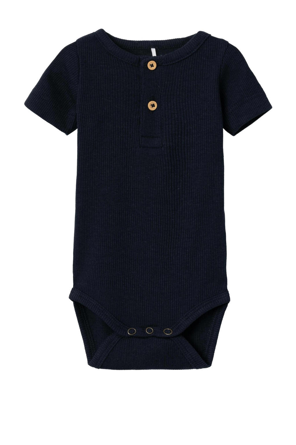 NAME IT BABY romper NBMKAB met katoen donkerblauw