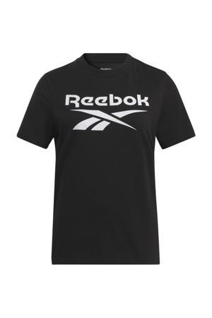 T-shirt zwart/wit