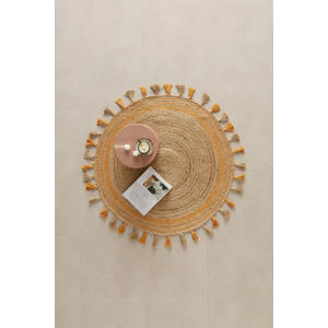 jute vloerkleed Rosetta (Ø110 cm)