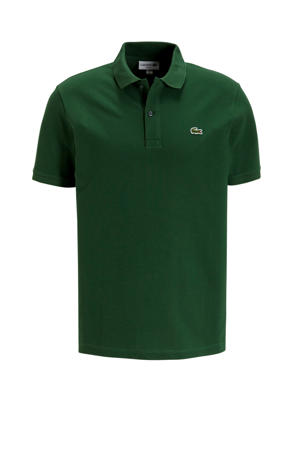 slim polo donkergroen