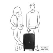 thumbnail: Roncato  trolley Light 68 cm. oranje
