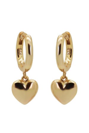 gold plated oorbellen Lovely