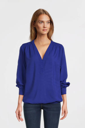 longsleeve blouse blauw