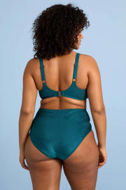 thumbnail: BEACHWAVE Curve voorgevormde beugel bikinitop petrol