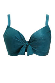 thumbnail: BEACHWAVE Curve voorgevormde beugel bikinitop petrol