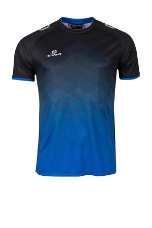 voetbalshirt Altius zwart/blauw
