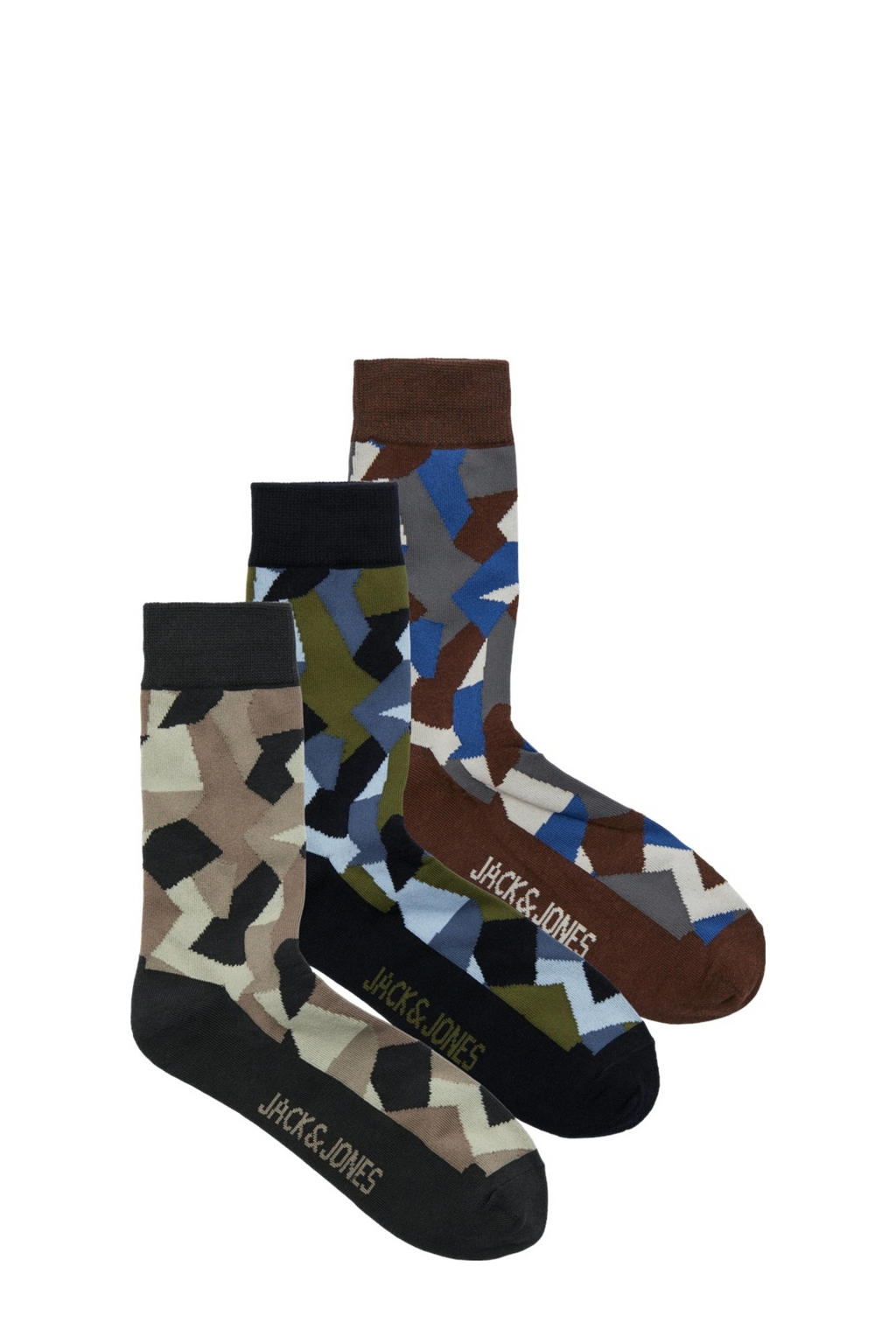 JACK & JONES sokken JACARMY - set van 3 multi