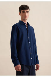 thumbnail: Seidensticker casual overhemd donkerblauw