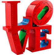 thumbnail: LEGO Art LOVE, decoratief cadeau voor koppels 31214