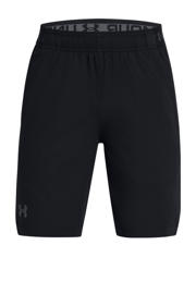 thumbnail: Zwart en grijze jongens en meisjes Under Armour sportshort van polyester met relaxed