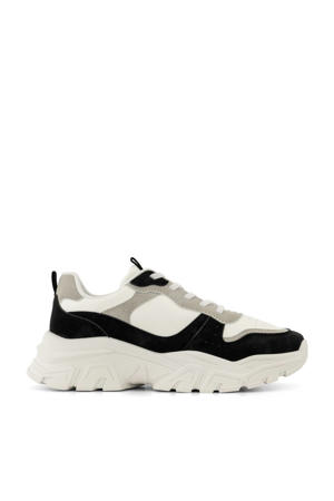   chunky sneakers wit/zwart