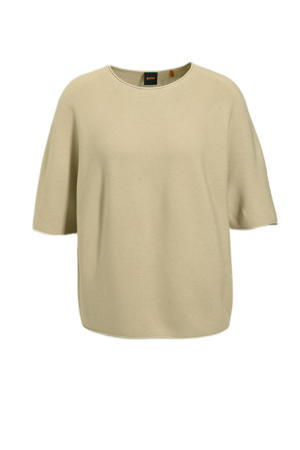 top beige gebreid