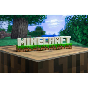 Minecraft Logo lamp