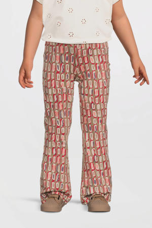 flared broek beige