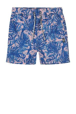 zwemshort blauw/roze