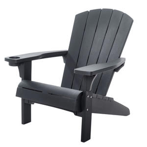 tuinstoel Alpine Adirondack grijs 