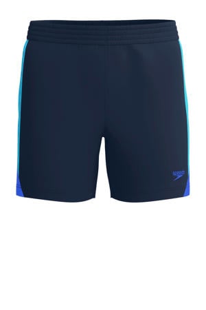 zwemshort HyperBoom Splice donkerblauw/blauw