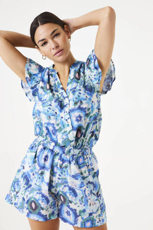 blouse blauw