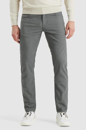 regular casual broek grijsblauw