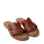 thumbnail: Lazamani   leren slippers cognac