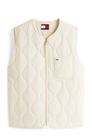 quilted bodywarmer ecru