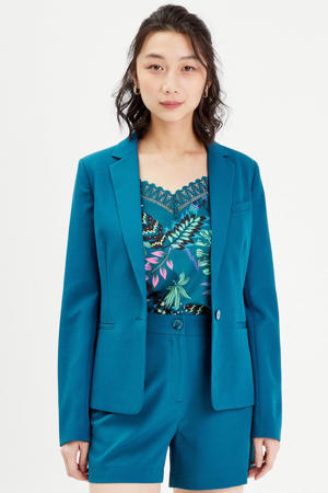 getailleerde blazer blauw