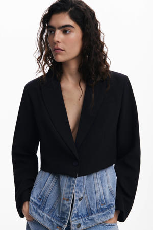 getailleerde blazer zwart