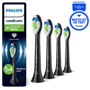 thumbnail: Philips Sonicare  Optimal White – Opzetborstels voor Elektrische Tandenborstel – Zwart – Verpakking van 4 - HX6064/88