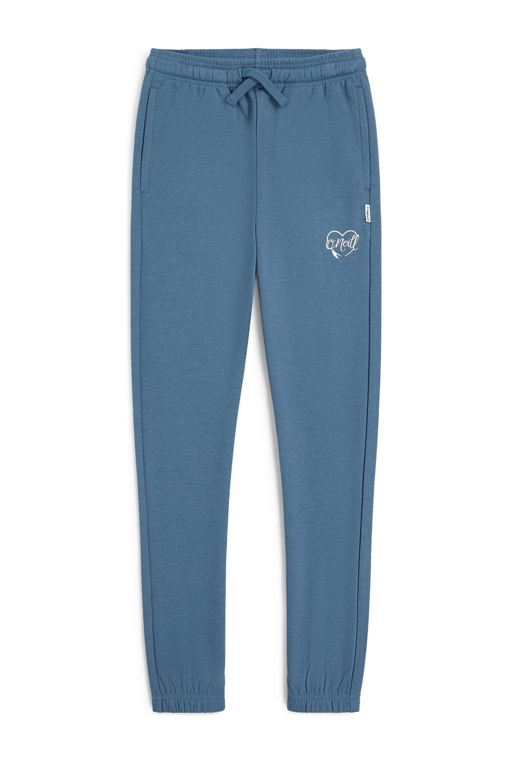 Blauwe jongens en meisjes O'Neill joggingsbroek van katoen met effen