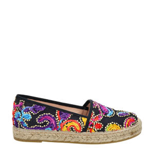   espadrilles donkerblauw multi