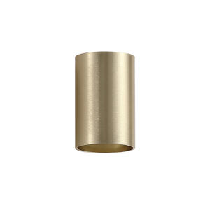 Searchlight Electric Down ronde wandlamp (GU10) - goud  