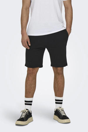 regular sweatshort ONSNEIL zwart