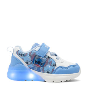   Stitch sneakers met lichtjes blauw/wit