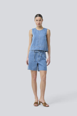 denim top light blue denim