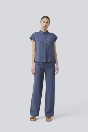 blouse blauw