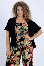 thumbnail: Paprika gebreid vest zwart