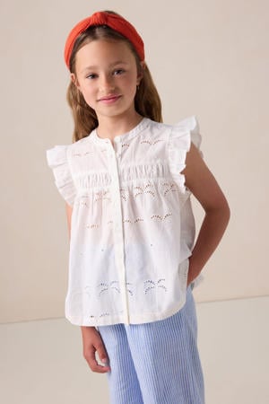 blouse wit broderie