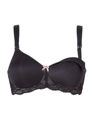 voedingsbh Miss Lovely zonder beugel zwart